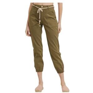 L.T.J.  Zip Cuff Utility Pants - Moss small
